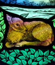 Load image into Gallery viewer, Deer in leaves